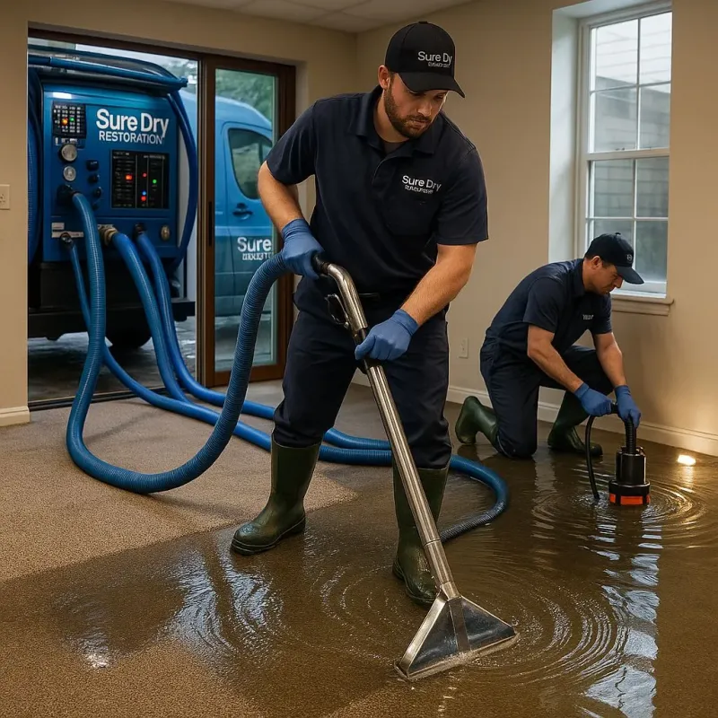 Water Extraction and Removal process in Melissa, TX